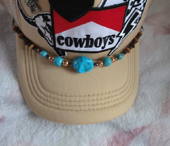 Cowboys Beige and Turquoise Cap - Picture 2 of 7